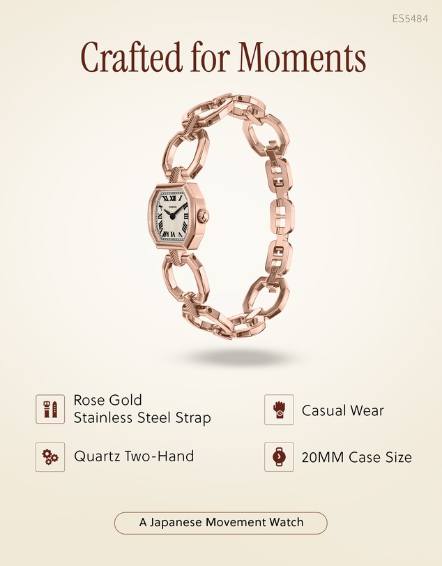 Fossil - Harlow Rose Gold Analogue Watch