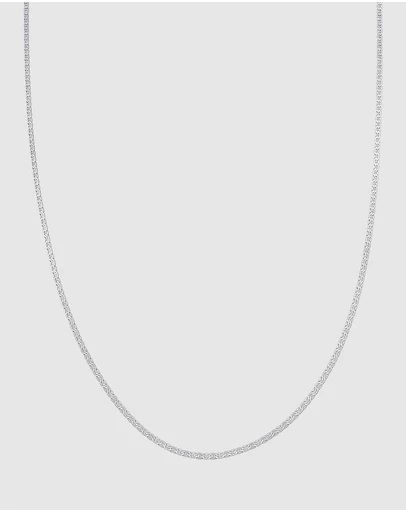 Kuzzoi - ICONIC EXCLUSIVE - Classic Mariner Chain Necklace in 925 Sterling Silver