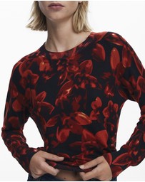 Desigual - Lightweight floral sweater