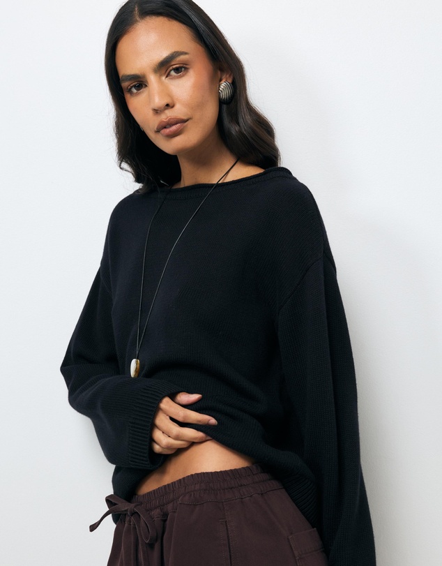 AERE - Nika Cotton Cashmere Knit Jumper