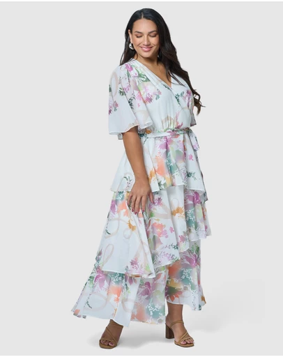 Pink Dusk by Curve Project - Hypnotic Maxi Dress