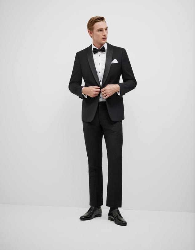 Politix - Slim Long Sleeve Panelled Formal Shirt