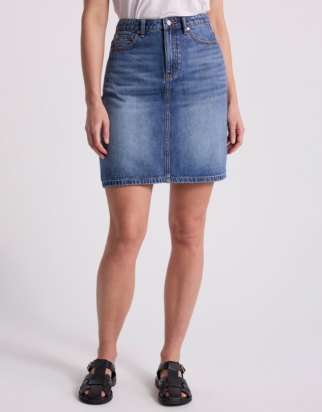 David Lawrence - Goldie Denim Mini Skirt