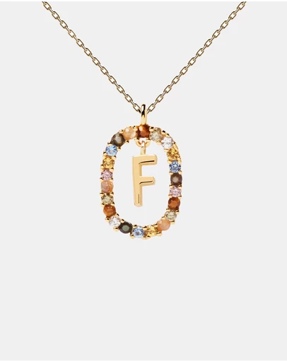 PDPAOLA - Letter F Necklace