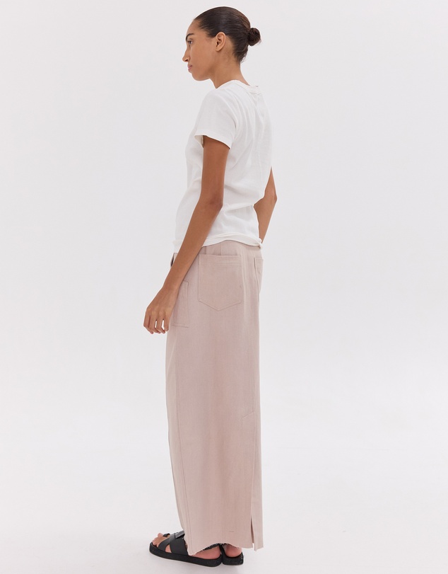 Cloth & Co. - The Long Element Skirt | Mushroom