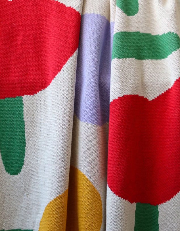 Mosey Me - Forget Me Not Knitted Throw