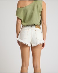 ONE TEASPOON - Renegades High-Waist Denim Shorts