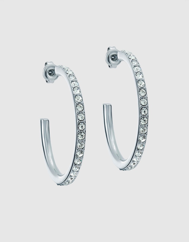 Ted Baker - CLANCI: Medium Crystal Hoop Earrings