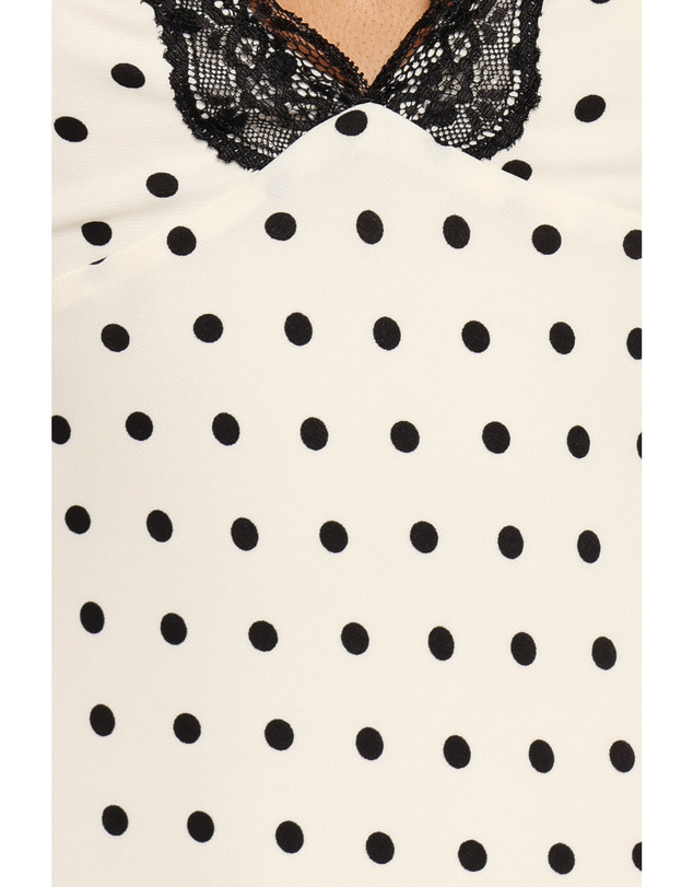 Petal & Pup - Kalista Midi Dress - Cream Polka Dot