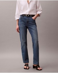 Calvin Klein Jeans - High Rise Straight Jeans