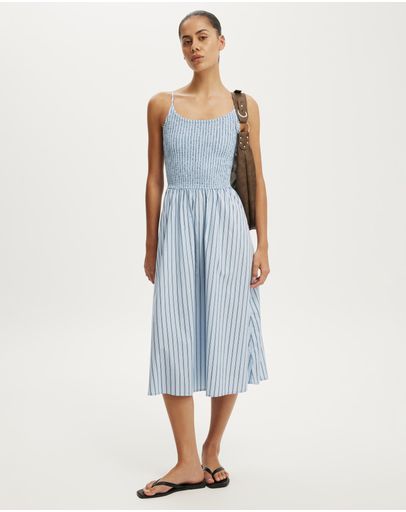 Maya Stripe Seaside Blue
