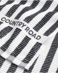 Country Road - Cr Stripe Australian Cotton Tea Towel Pack Of 3