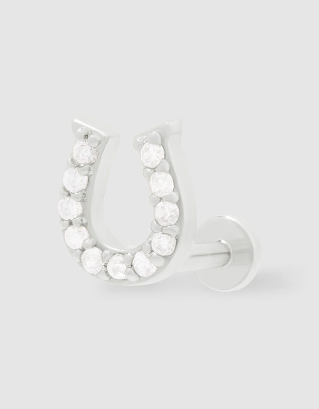 Wanderlust + Co - Lucky Flat Back Earring