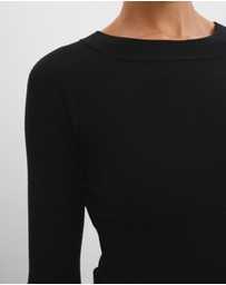 Country Road - Merino Wool Silk Long Sleeve Knit