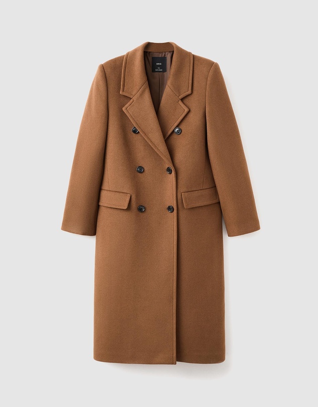 M.N.G - Double-Breasted Wool Coat