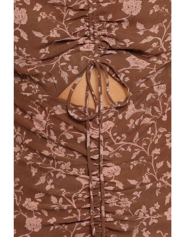 Petal & Pup - Munro Maxi Dress - Brown Floral