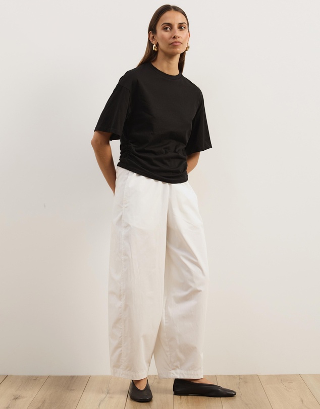 Atmos&Here - Short Sleeve Funnel Neck T-Shirt
