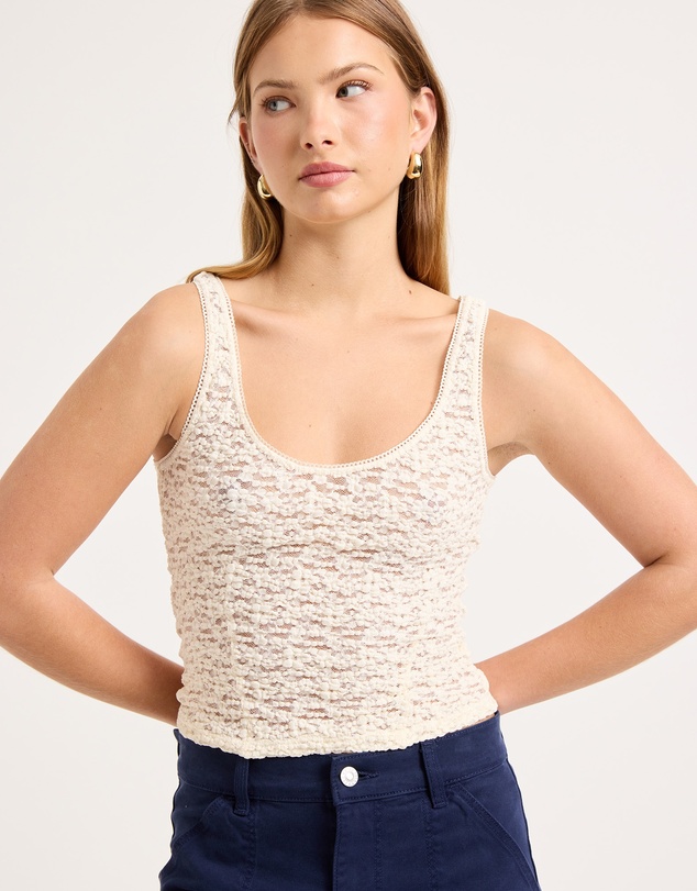 Rolla's - Rosalie Lace Tank