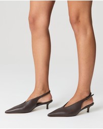Siren - Fly Point Toe Slingbacks