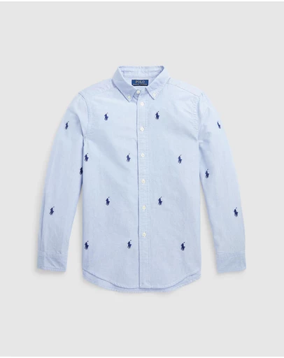 Polo Ralph Lauren - Polo Pony Cotton Oxford Shirt - ICONIC EXCLUSIVE - Teens
