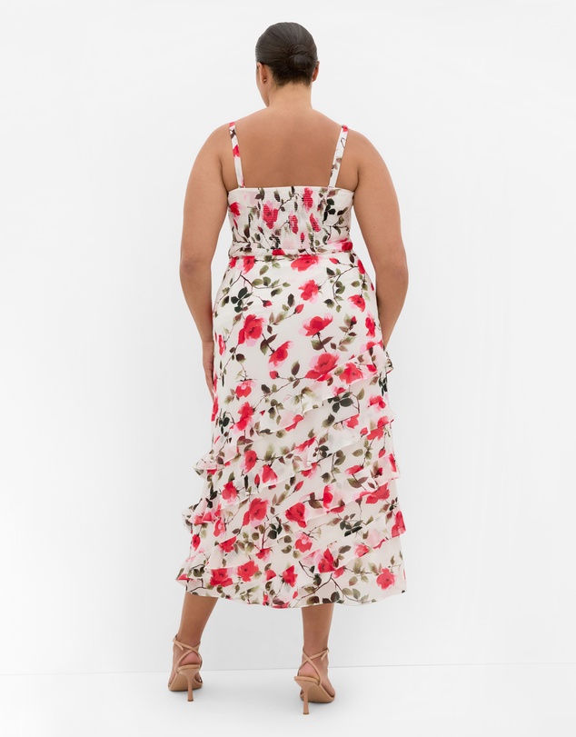 City Chic - Skai Fleur Print Top