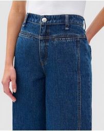 rag & bone - Selah High-Rise Wide Leg Jeans