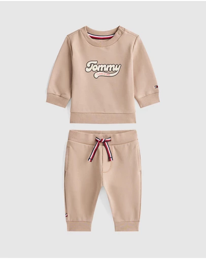 Tommy Hilfiger - Varsity Sweatshirt & Joggers Set - Babies