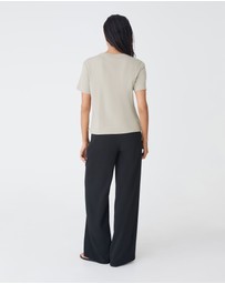 Forcast - May Relaxed Cotton T-shirt