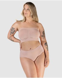 B Free Intimate Apparel - Full Bust Bamboo Strapless Maternity & Nursing Wire Free ﻿Bra (DD-E-F-G-H) Cup