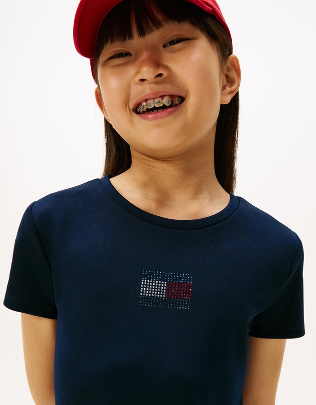 Tommy Hilfiger - Straight Punto Dress SS - Kids
