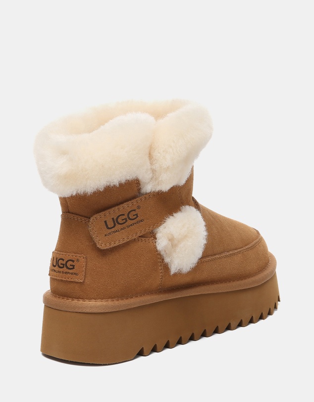 EVERAU - Australian Shepherd Ugg Bynnie Cow Suede Upper UGG Boots
