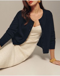 Reformation - Clara Cashmere Crew Cardigan