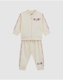 GUESS - Velvet Active Top and Pants Set