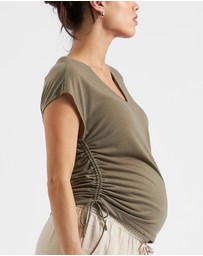 Ripe Maternity - Ziggy Ruched Tee
