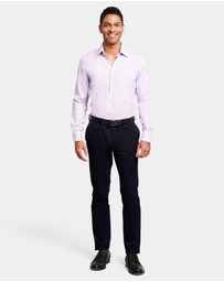 Brooksfield - Tonal Textured Slim Fit Dress Shirt