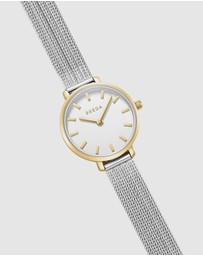 Breda - Beverly Tethered Gold and Stainless Steel Metal Bracelet Watch, 25MM