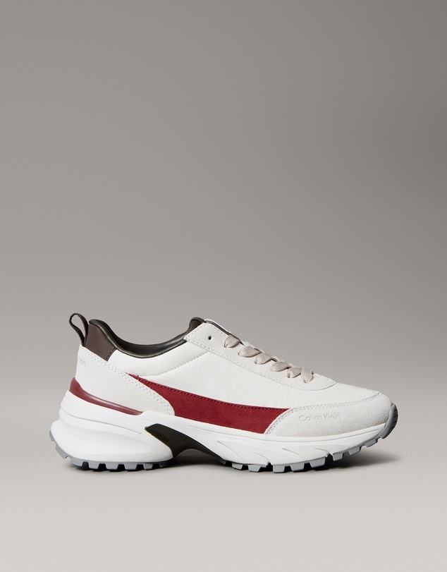 Calvin Klein - Suede and Nylon Runner Trainers