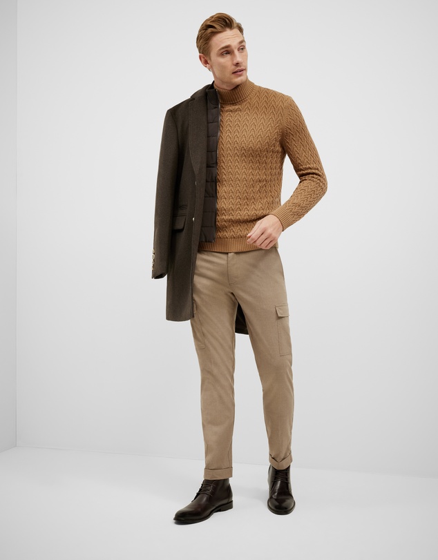 Politix - Textured Roll Neck Knit