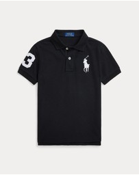 Polo Ralph Lauren - Big Pony Cotton Mesh Polo Shirt - Babies-Kids