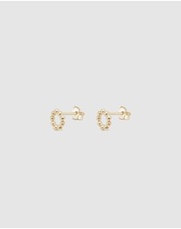 Ichu - Eternity Stud Earrings Gold