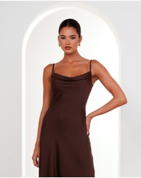 Pilgrim - Natalie Cowl Neck Maxi Dress