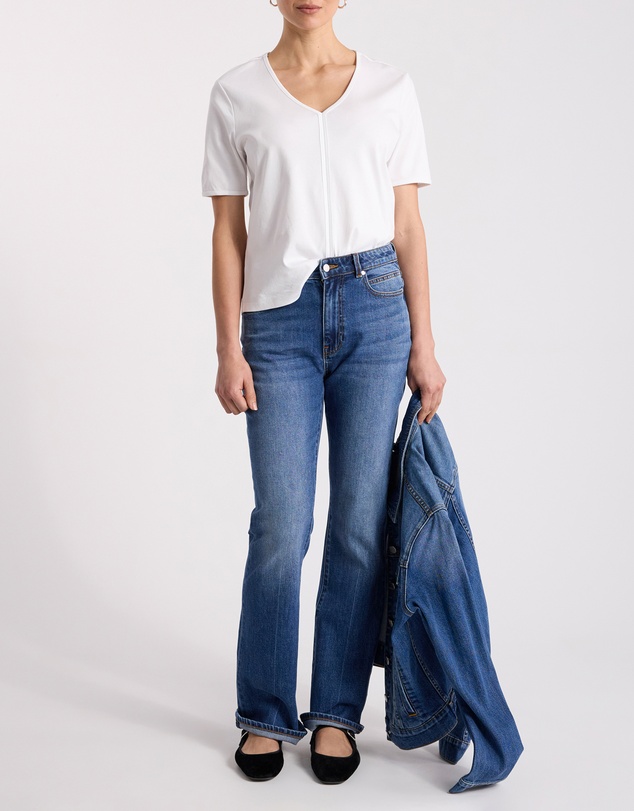 David Lawrence - Jolyn Mercerised Cotton Tee
