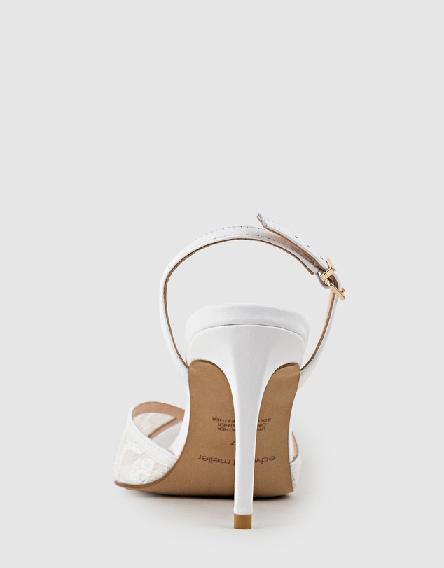Edward Meller - OREGAN85 Pointed Open Toe Lace Sandal