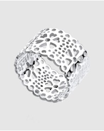Elli Jewelry - Ring Ornament Flower in 925 Sterling Silver