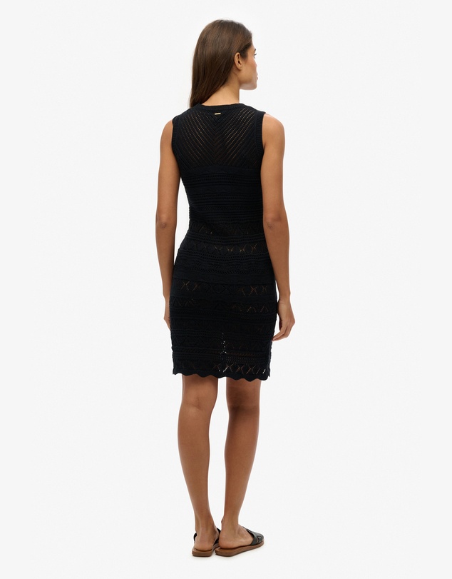Superdry - Crochet Mini Slim Fit Dress