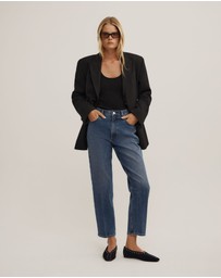 Witchery - Crease Front Crop Jeans