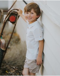 Bebe by Minihaha - Roman Short Sleeve Shirt - Babies