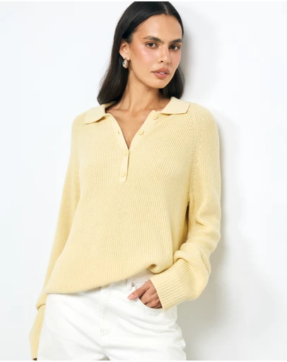 AERE - Lume Organic Cotton Knit Jumper