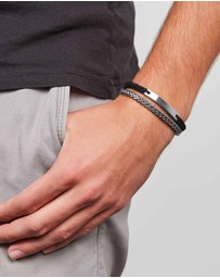 Fossil - Vintage Casual Silver Tone Bracelet