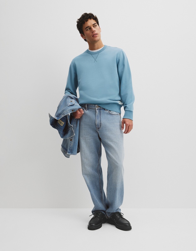 Country Road - Australian Cotton Garment Dyed Workwear Crew Sweat